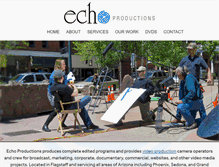 Tablet Screenshot of echoprod.com